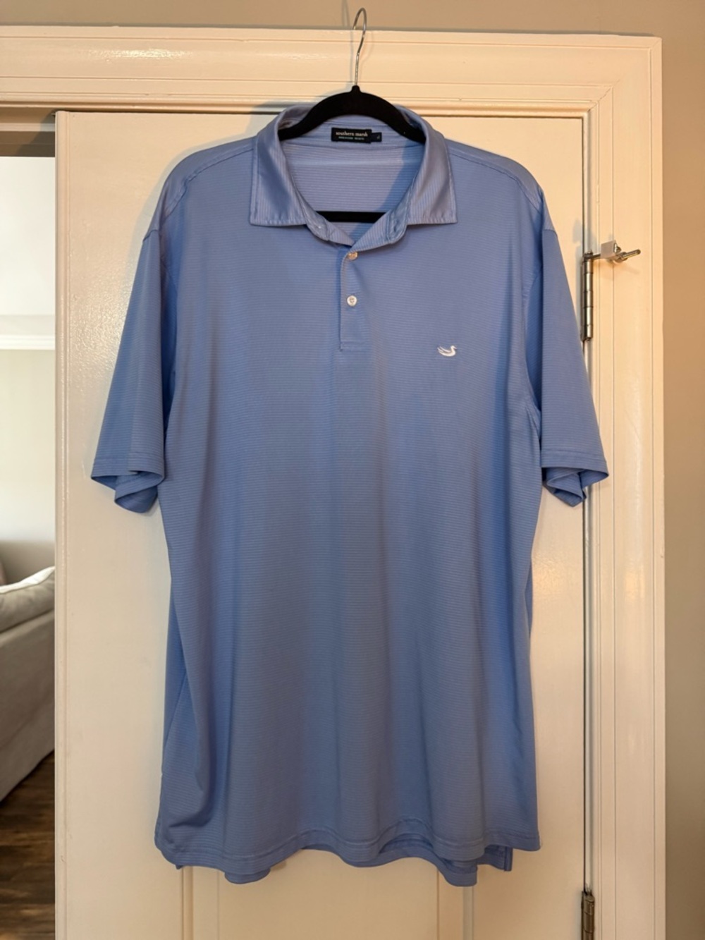 Southern Marsh Men’s Light Blue Short-Sleeve Polo